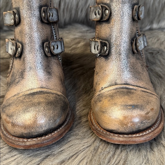 freebird Beckett Black & Brown Leather Ankle Boots Size 8 - Picture 5 of 12